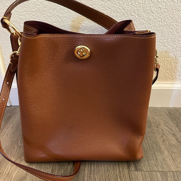 Coach Charlie Leather Bucket Bag - Picture 1 of 7